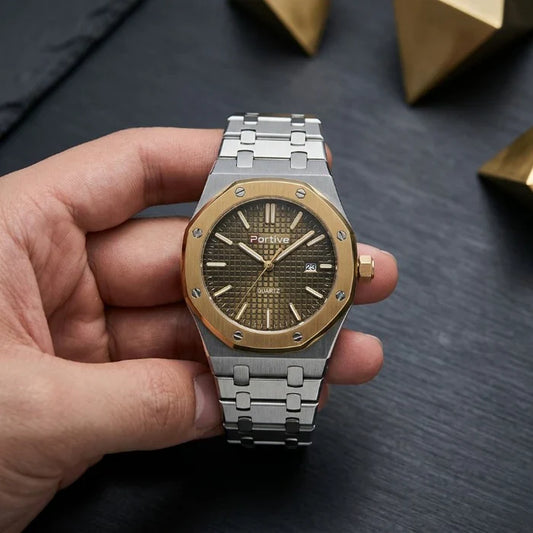 Menβs Stylish Quartz Watch β Modern Minimal Design