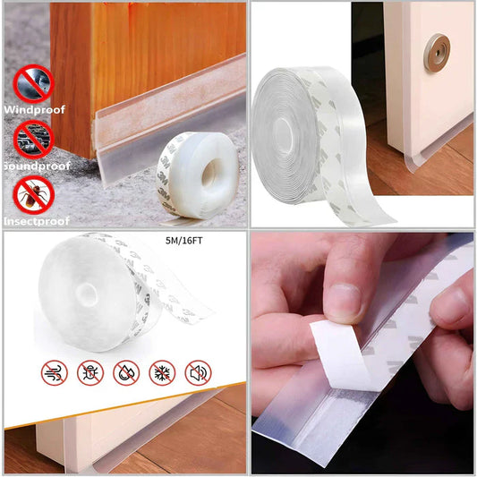 Door Sealing Strips for Sound Proofing, Insects & Dust