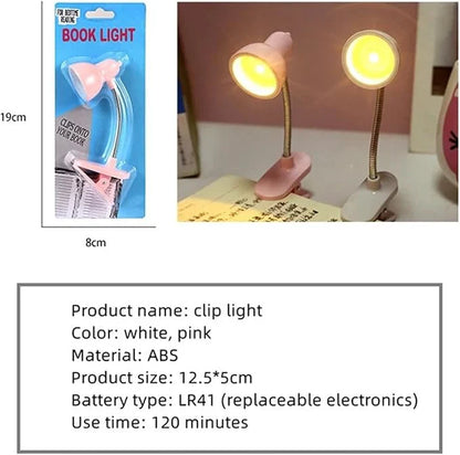 Mini Book Light – Clip-On Portable LED Reading Lamp