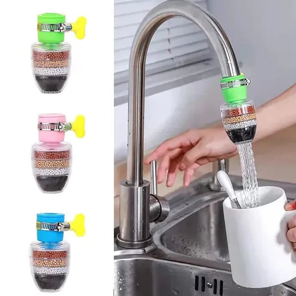 360° Faucet Filter Shower Head – Anti-Splash Water Saver